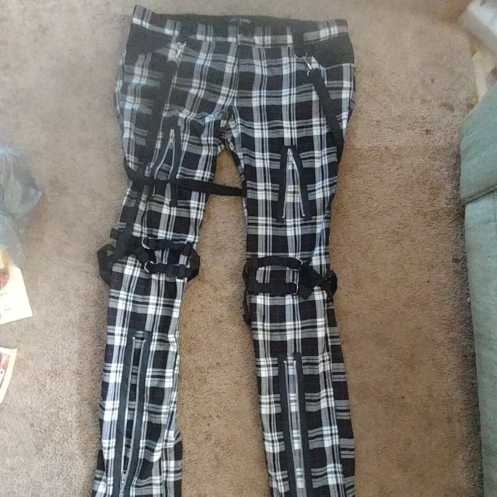 Hell Bunny bondage pants. Like New!